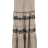 Long Skirt Espanola Light Taupe