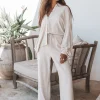 Lyana Linen Pants Light Beige