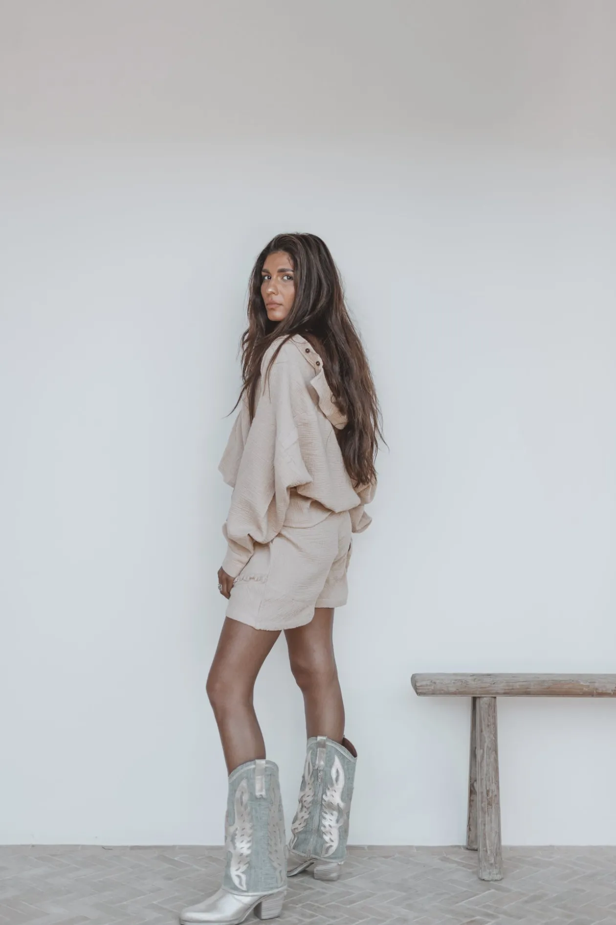 Lyo Cotton Short Beige