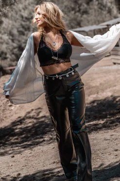 Maud Western PU Pants