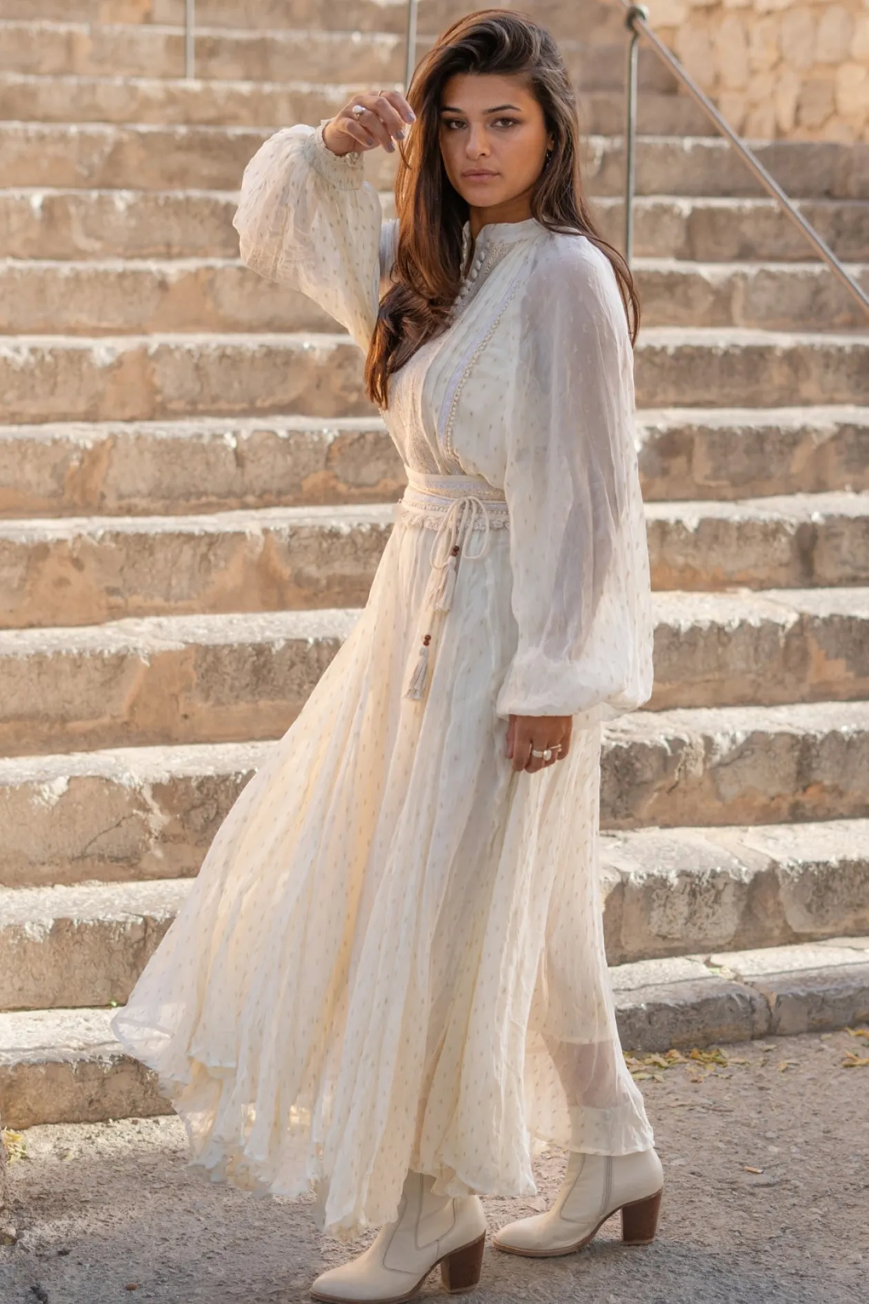 Maxi Dress Bliss Ecru
