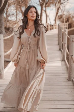 Maxi Dress Ida Taupe