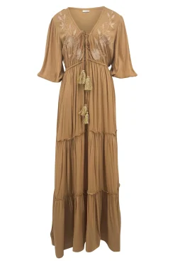 Maxi dress Luciana Brick