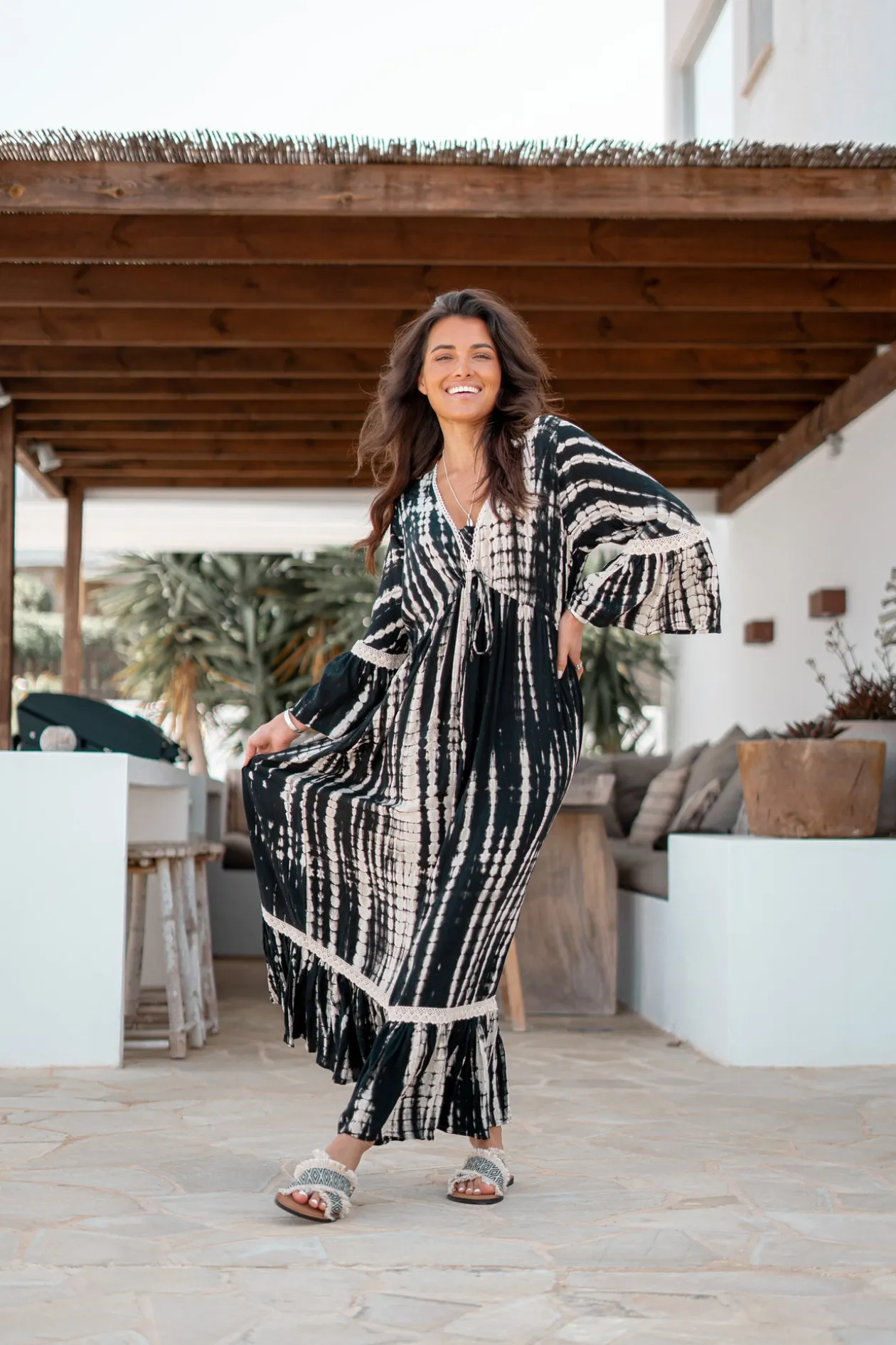 Maxi jurk Black