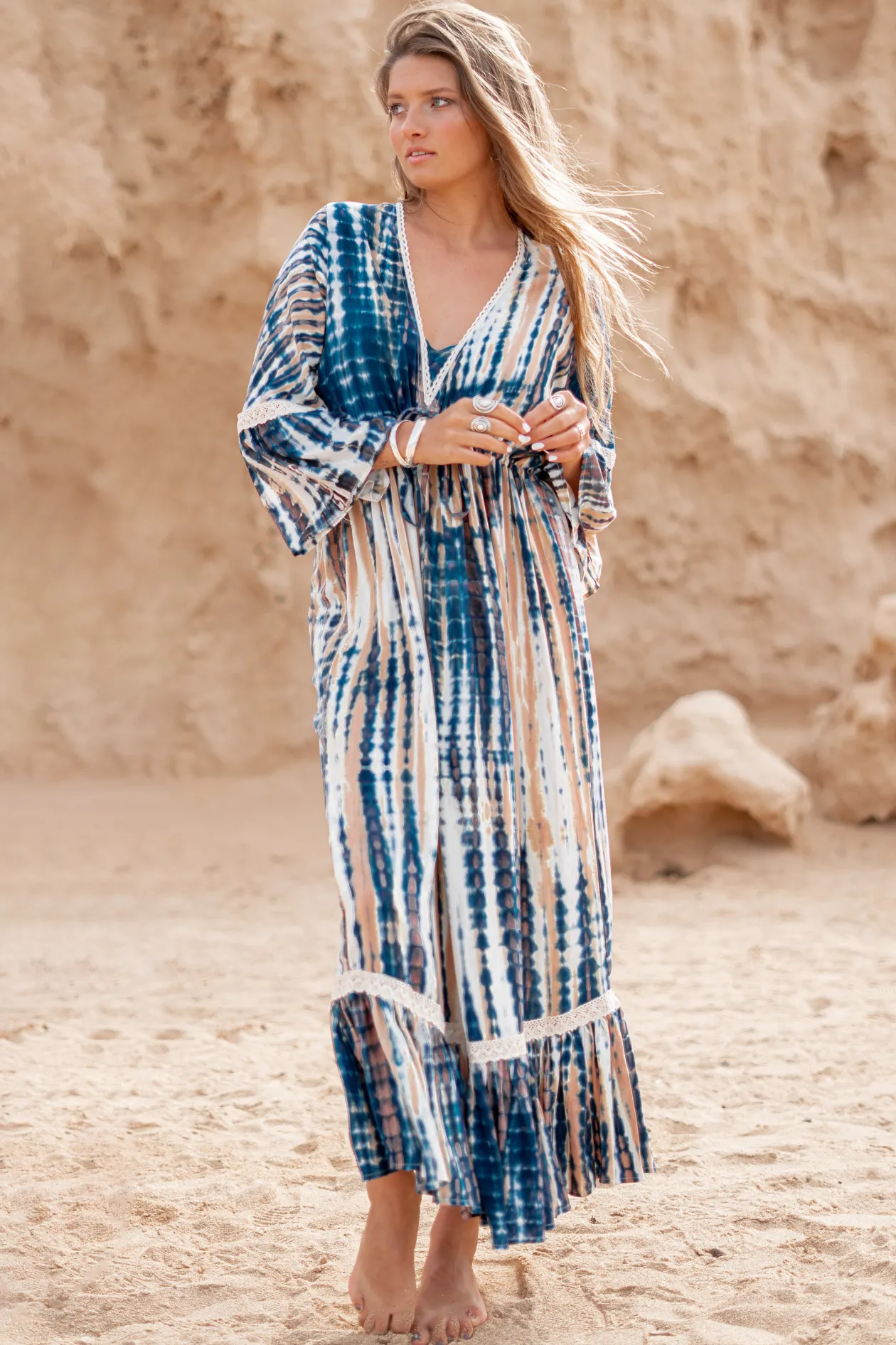 Maxi jurk Indigo