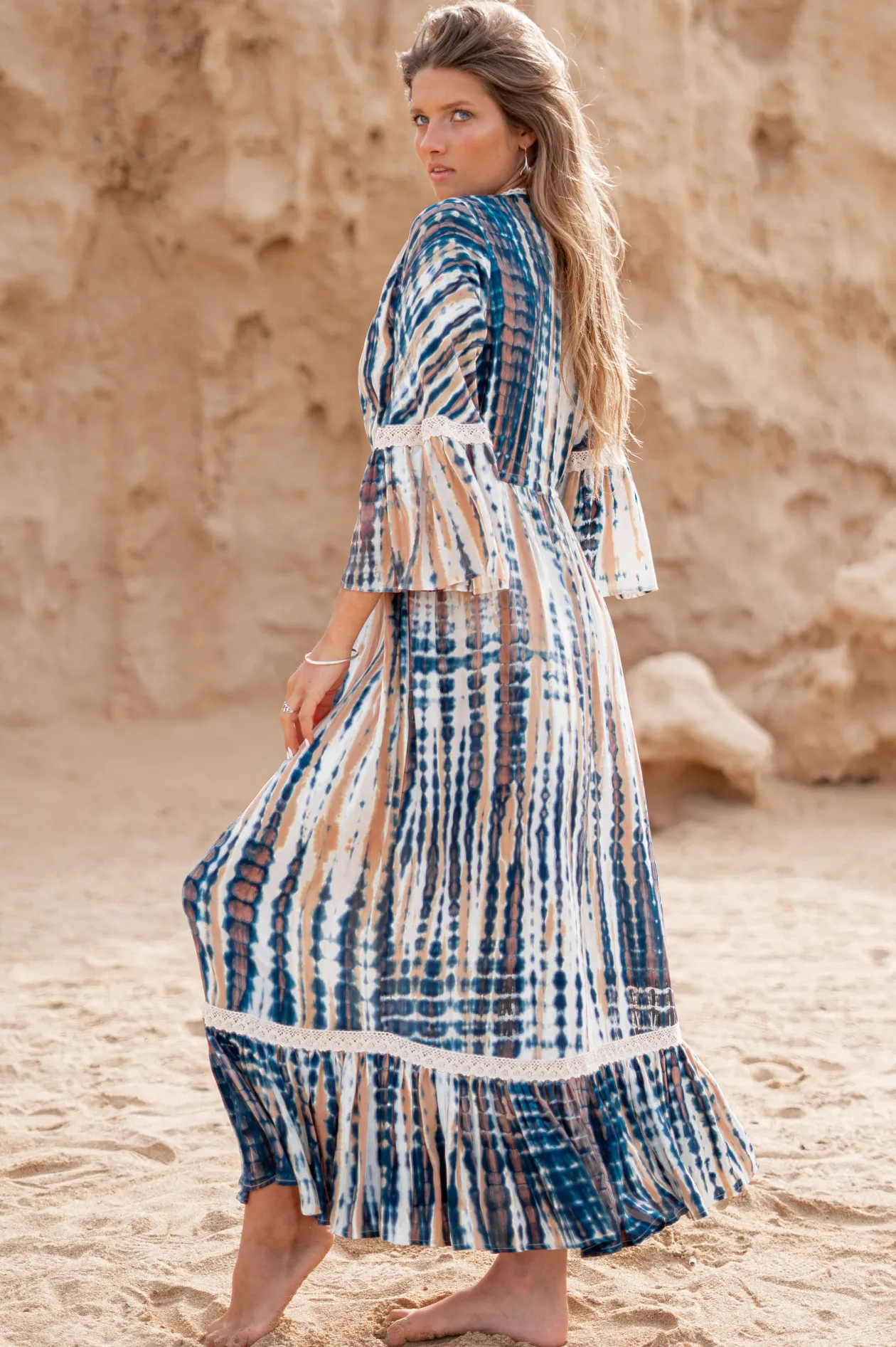 Maxi jurk Indigo