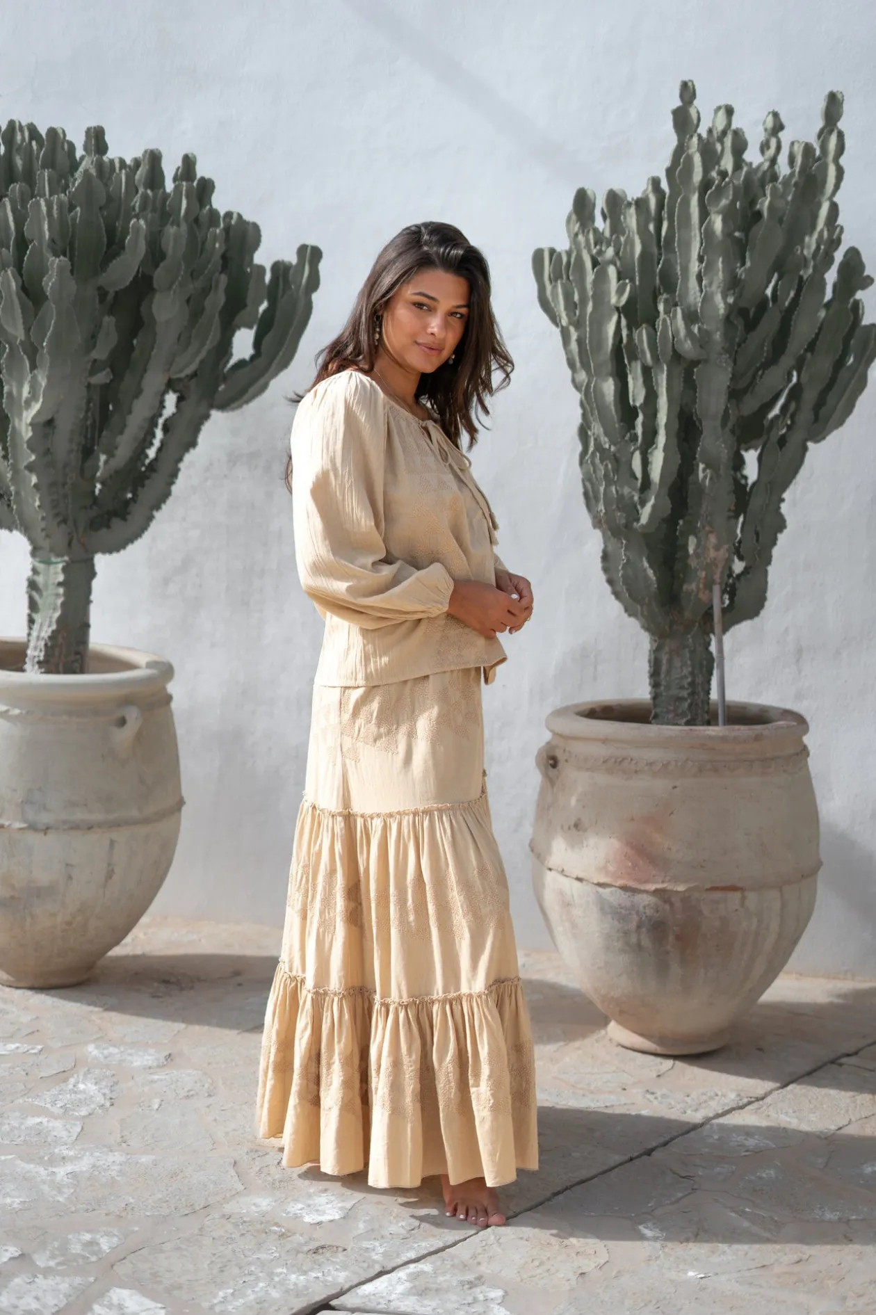 Maxi Skirt Lucia Cuadros Sand