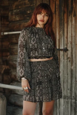 Maya printed skirt
