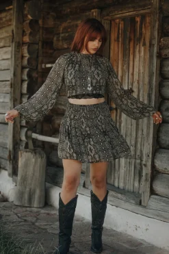 Maya printed skirt