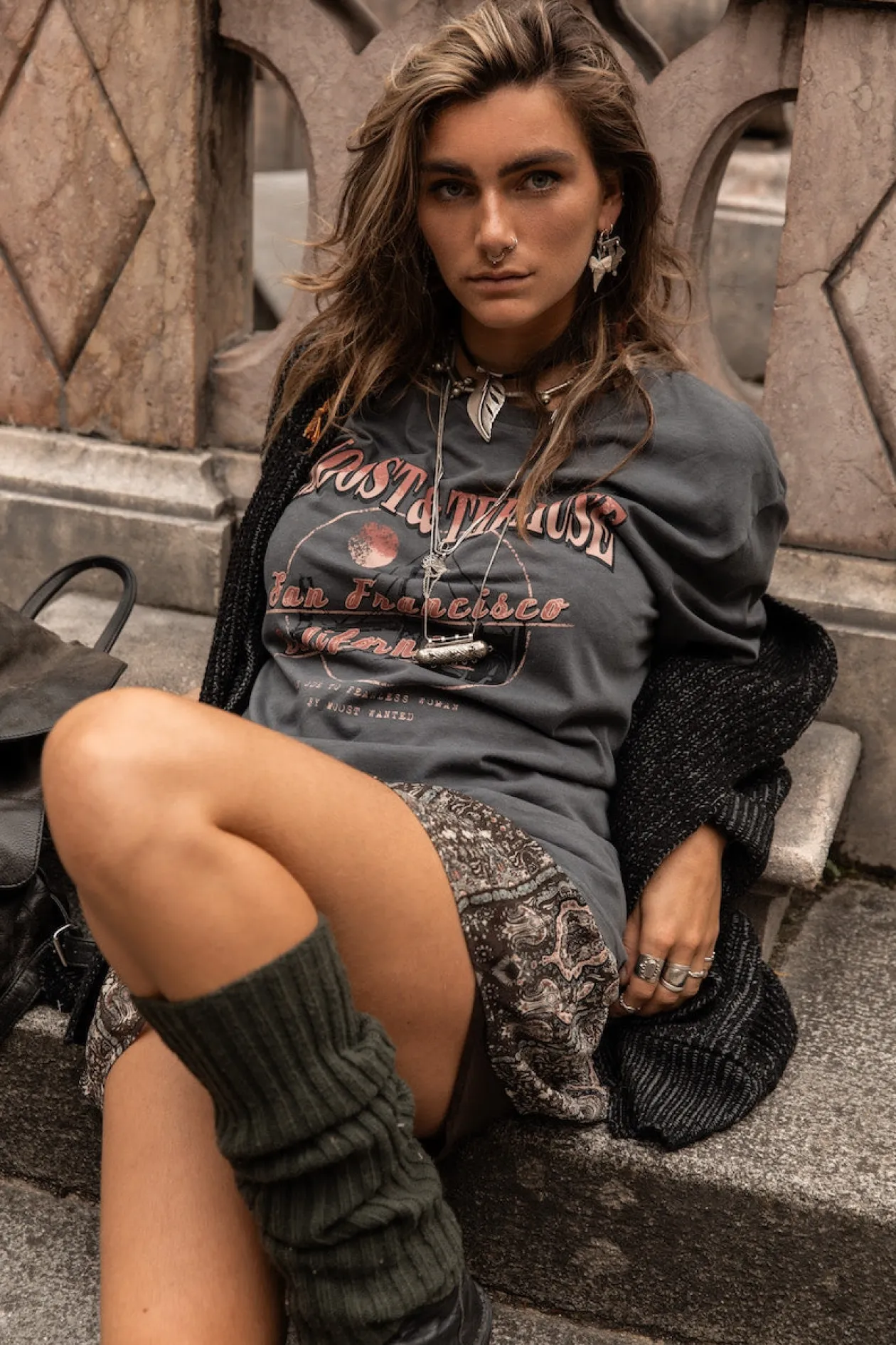 Maya printed skirt