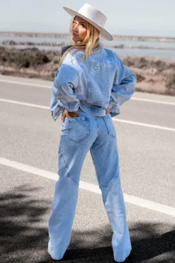 Miley denim jacket Light Blue
