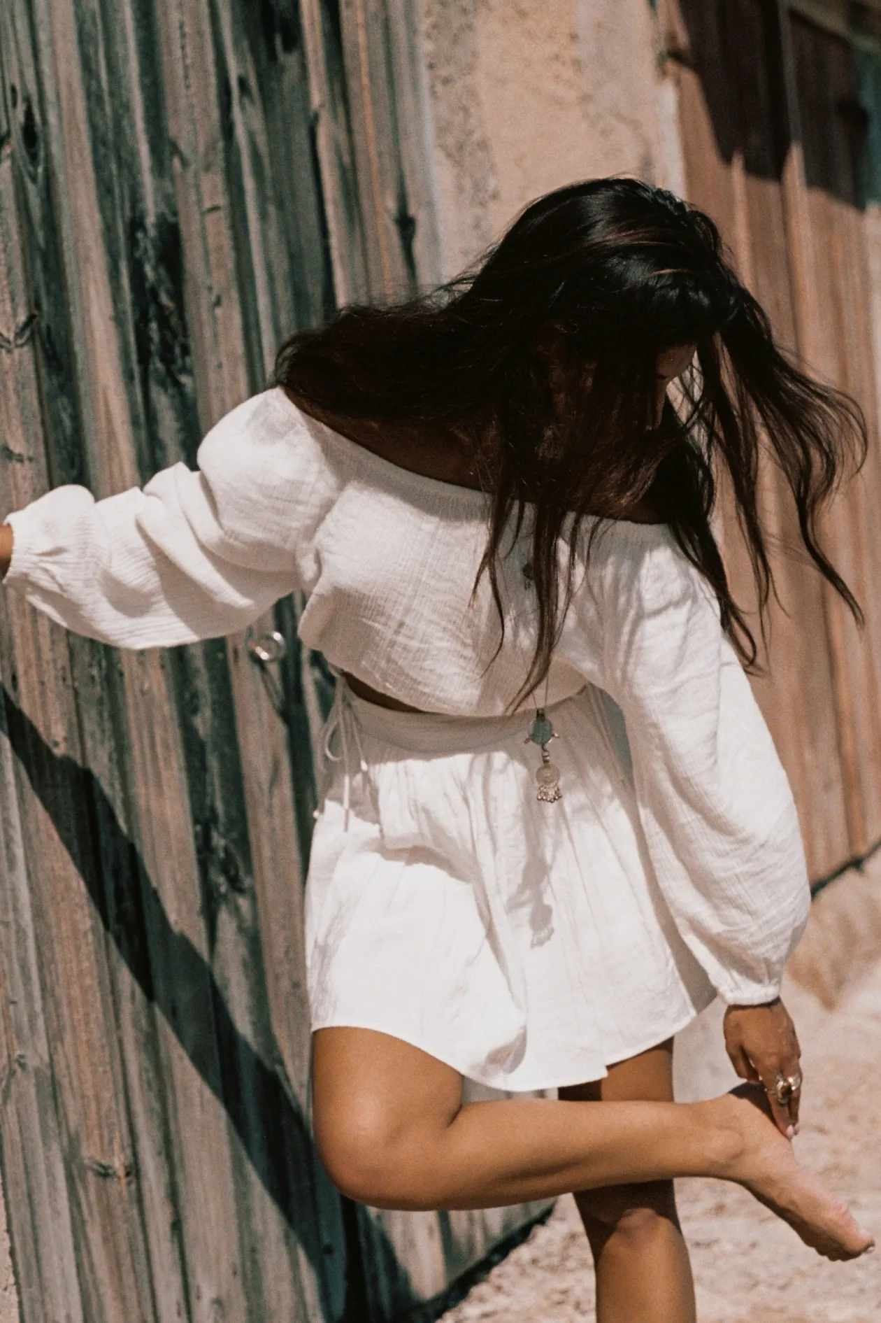 Noel Cotton Top Off White