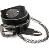 Nova Leather Chain Belt