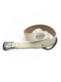 Nova Leather Chain Belt