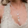 Palmtree Necklace Silver