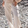Pantalon Agar Bordado Light taupe