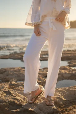 Pantalon Esma White