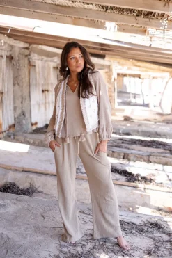 Pantalon Sonrisa Taupe