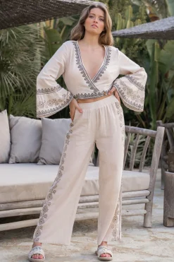 Pantalon Tonia Resort Ivory