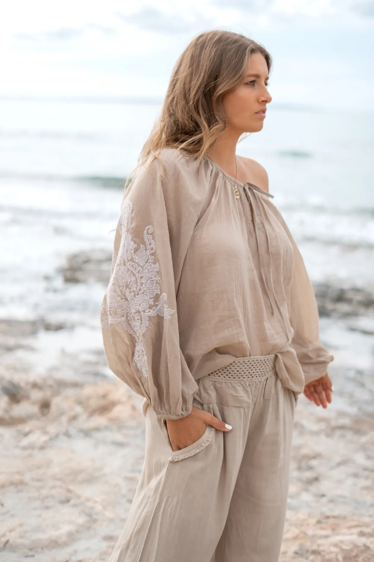 Pants Jorge Cuenca Light Taupe