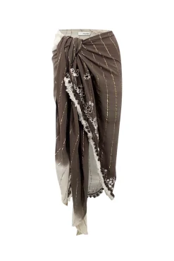 Pareo Beige Brown