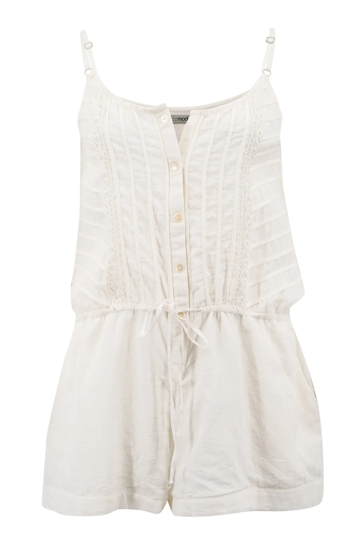 Playsuit Pepita Ivory