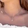 Seastar Necklace Silver