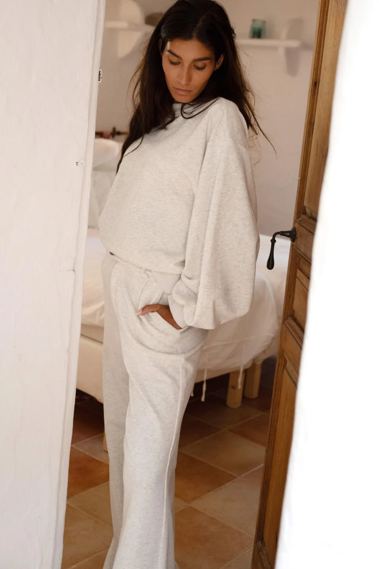 Severine Sweat Pants Light Grey