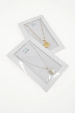 Shell Necklace Silver