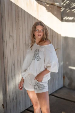 Short Cami Jersey White