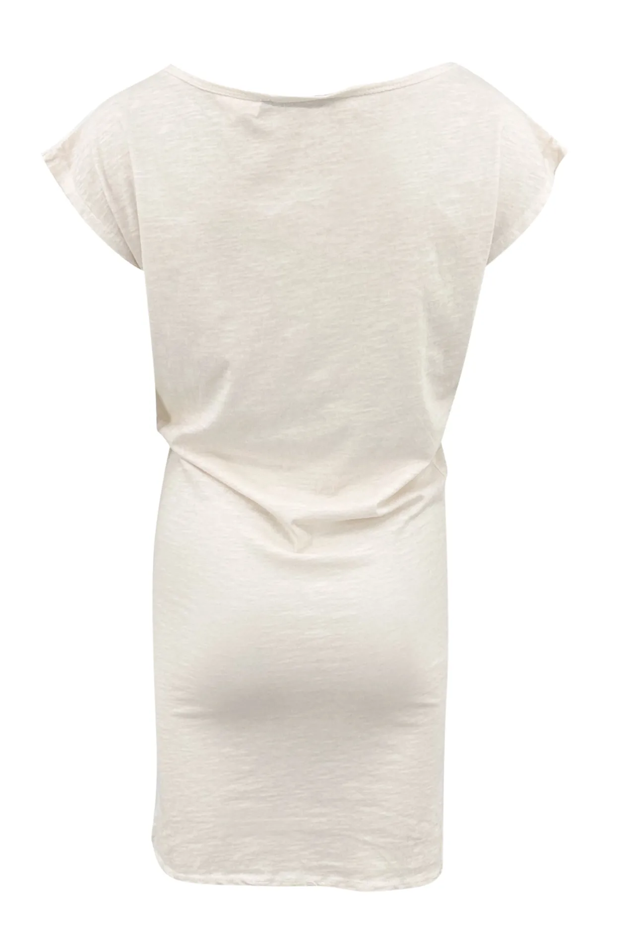 Short dress Ecru