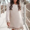 Short dress Ivory