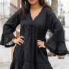 Short Dress Luna Black