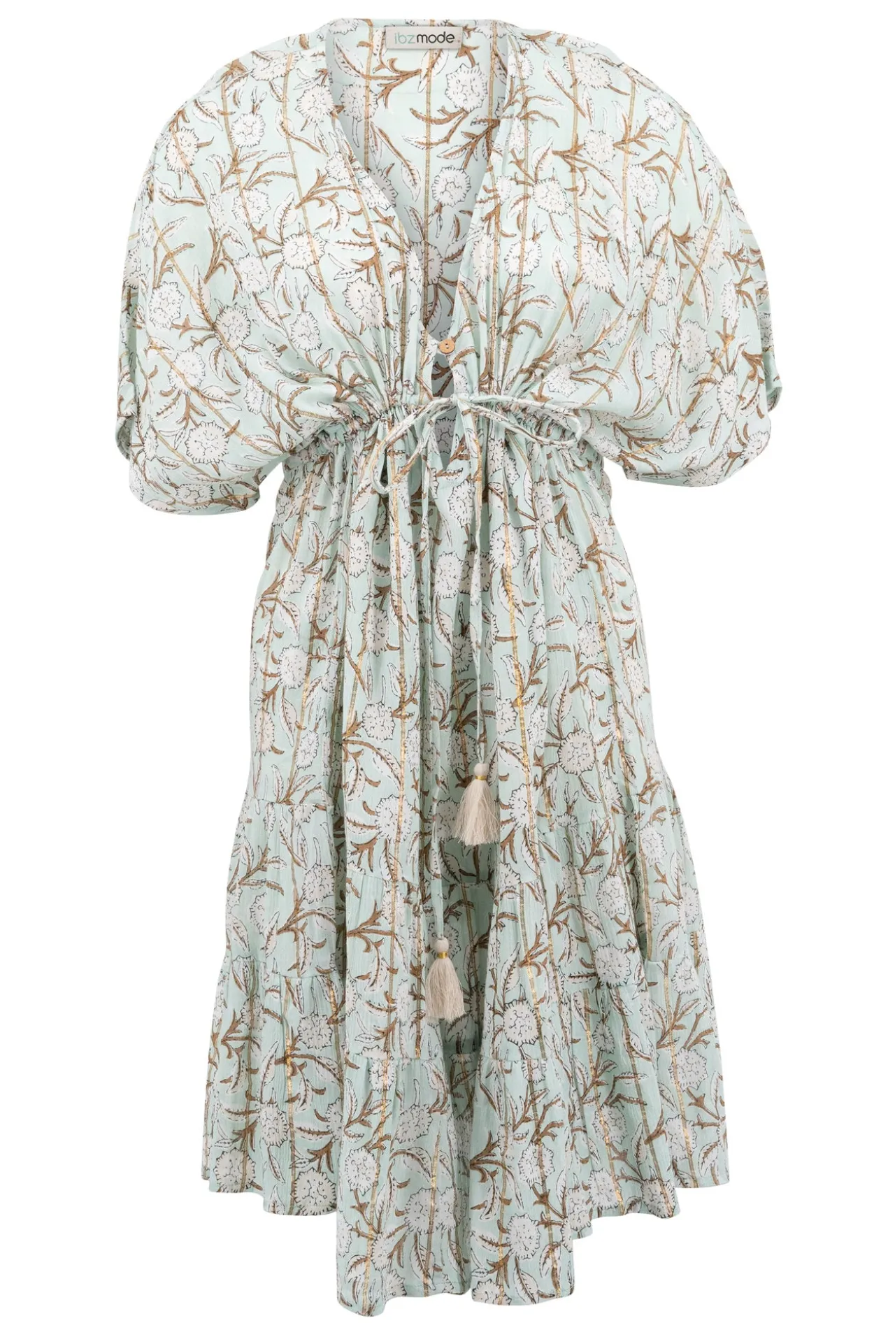 Short Dress Mio Flower Mint
