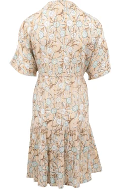 Short Dress Mio Flower Sand