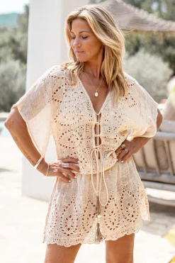 Short Dress Mirabel Powder