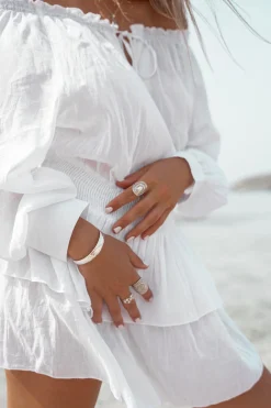 Short Dress Peralta Ivory