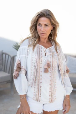 Short Gilet Sierra Riqueza White