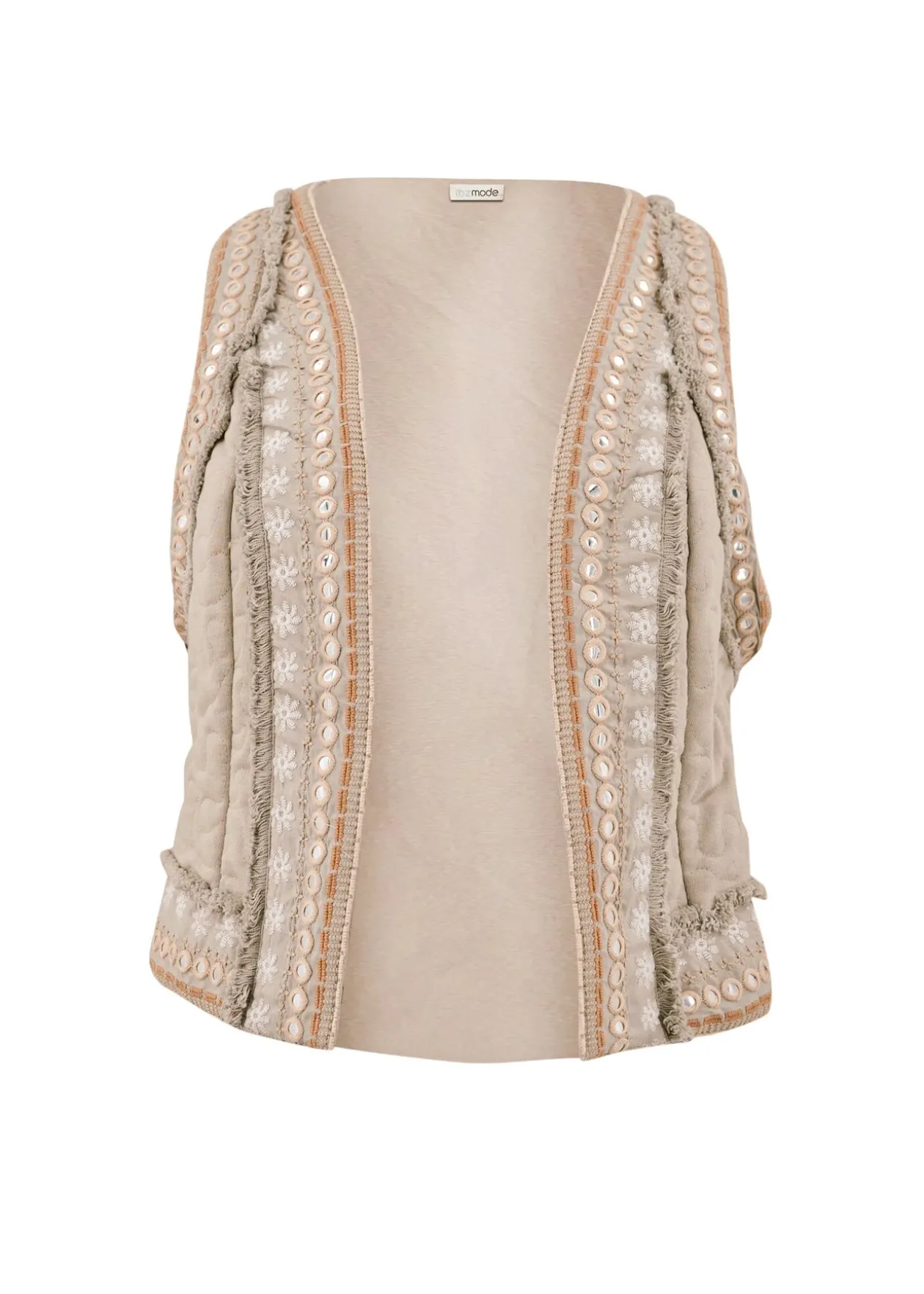 Short Gilet Sierra Riqueza Light Taupe