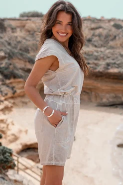 Short jumpsuit Stone