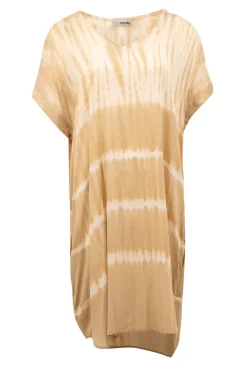Short Kaftan Noa Tie Dye Sand/Beige