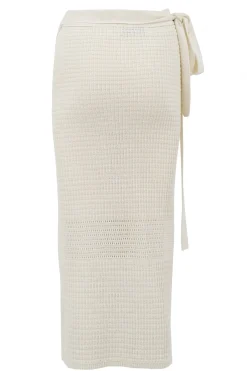 Sif Wrap Skirt Off White