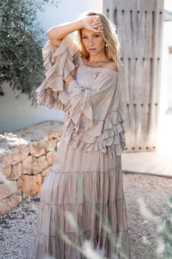Skirt Lucia Boho Taupe