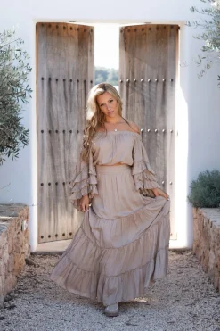 Skirt Lucia Boho Taupe