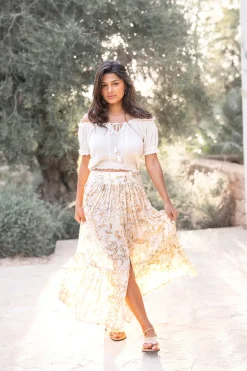 Skirt Santi Paisley Sand