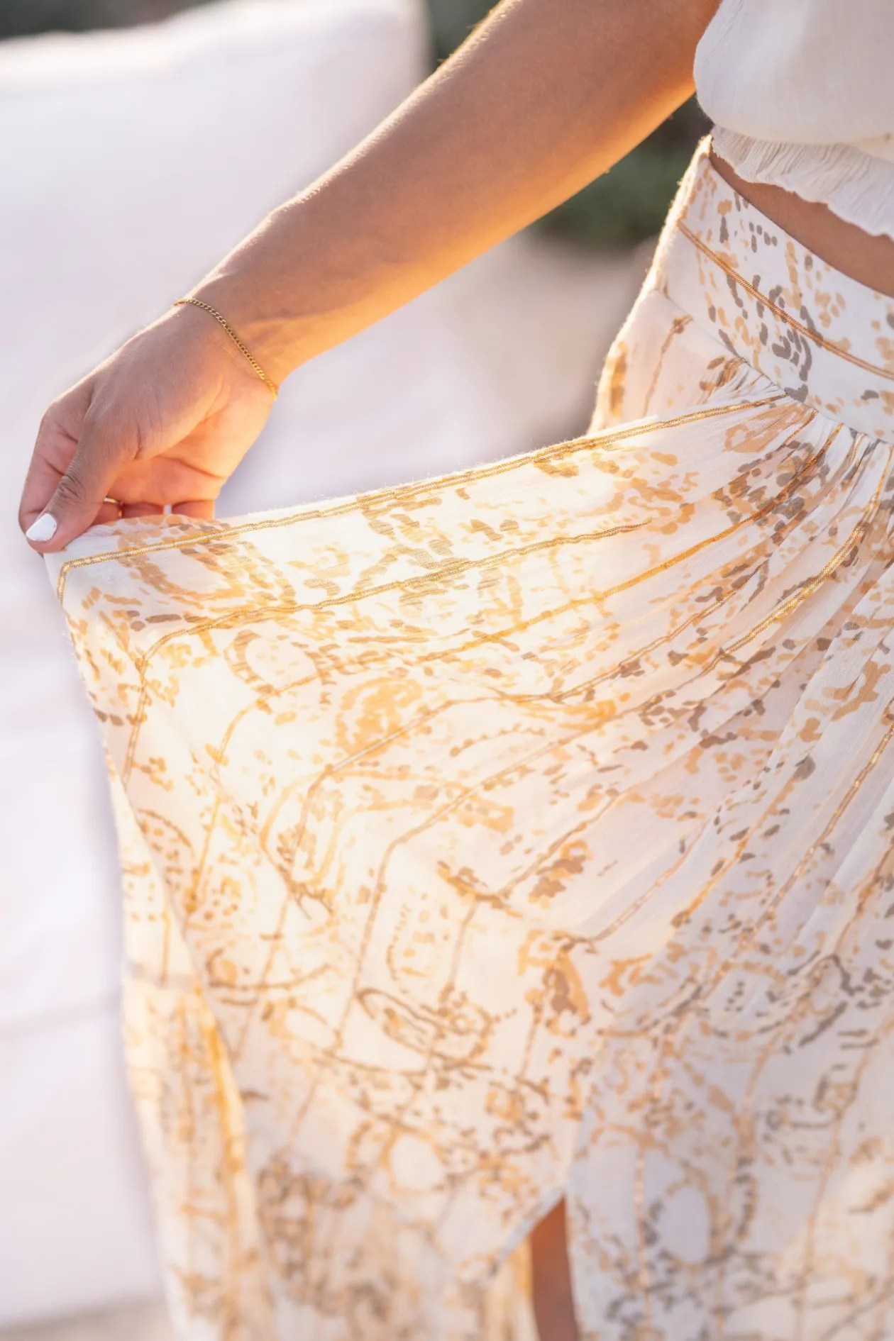 Skirt Santi Paisley Sand