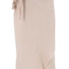 Skirt Wide Linen Powder