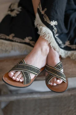 Slipper Beads Black