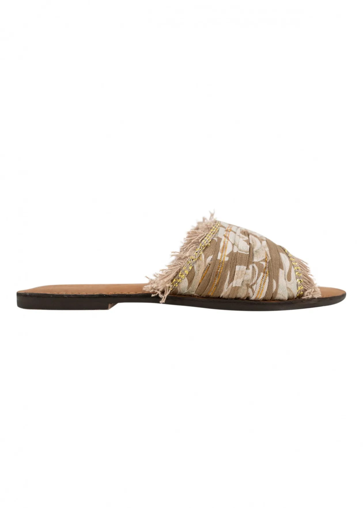 Slipper Inessa Baroque Taupe Print