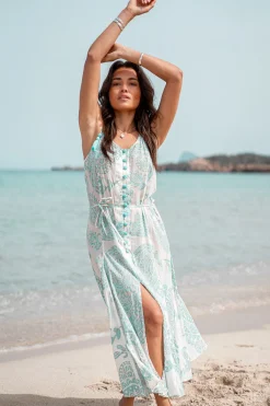 Strap Dress Adella Aqua